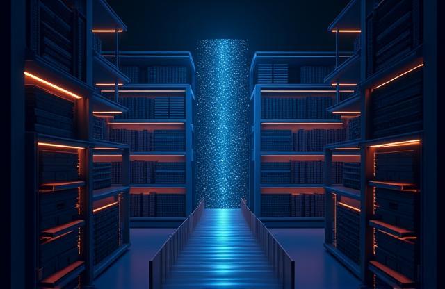 Image representing a library of knowledge resources